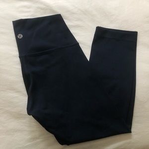 Lululemon wunder under high rise crop